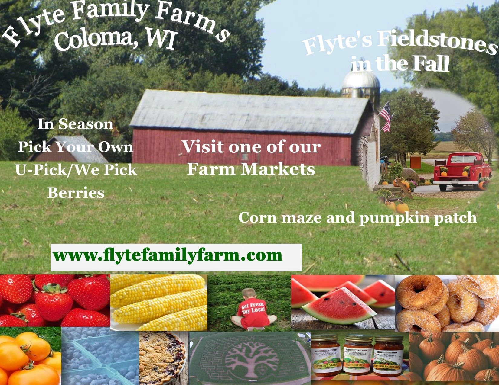 Flyte Family Farm Fresh Market Vegetables Coloma, Wisconsin
